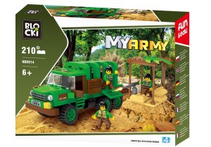 KLOCKI BLOCKI KB0914 Akcja w dżungli MyArmy 210 El. 