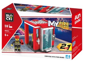 KLOCKI BLOCKI KB0853 Straż Pożarna 2W1 MyFire 59 El.