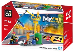 KLOCKI BLOCKI KB0854 Straż Pożarna 2W1 MyFire 75 El.