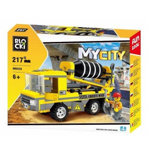 KLOCKI BLOCKI KB0226 Betoniarka MyCity 217 El.