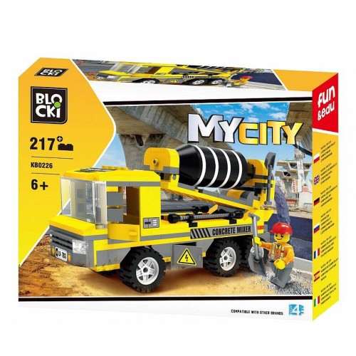 KLOCKI BLOCKI KB0226 Betoniarka MyCity 217 El.