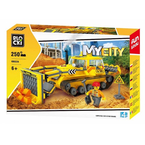 KLOCKI BLOCKI KB0229 Spychacz MyCity 250 El.