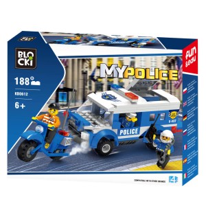 KLOCKI BLOCKI KB0612 Pościg Policyjny MyPolice 188 El.