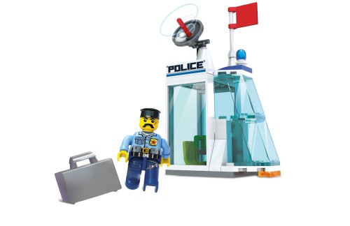 KLOCKI BLOCKI KB0652 Posterunek 2W1 MyPolice 57 El.