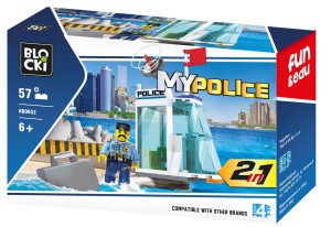 KLOCKI BLOCKI KB0652 Posterunek 2W1 MyPolice 57 El.