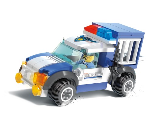 KLOCKI BLOCKI KB0657 Radiowóz 2W1 MyPolice 86 El.