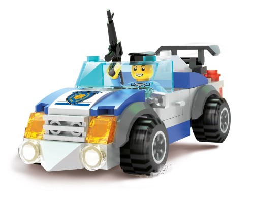 KLOCKI BLOCKI KB0658 Samochód 2W1 MyPolice 85 El.