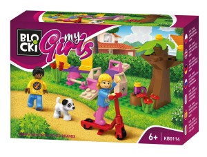 KLOCKI BLOCKI KB0114 Spacer po Parku MyGirls 62 El.