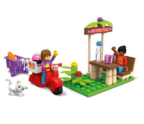 KLOCKI BLOCKI KB0115 Letni Piknik MyGirls 73 El.