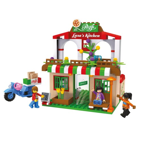KLOCKI BLOCKI KB0120 Pizzeria Lary MyGirls 263 El.
