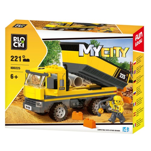 KLOCKI BLOCKI KB0225 Wywrotka MyCity 221 El.