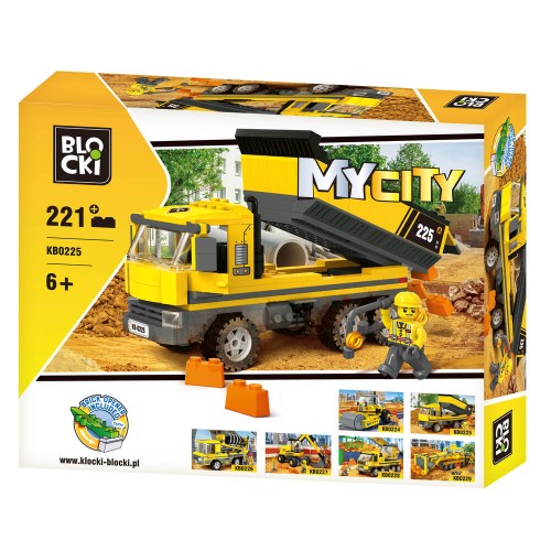 KLOCKI BLOCKI KB0225 Wywrotka MyCity 221 El.