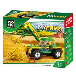 KLOCKI BLOCKI KB0311 Ładowarka Do Siana MyFarm 136 El.