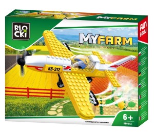 KLOCKI BLOCKI KB0312 Samolot do Oprysków Pola MyFarm 146 El.