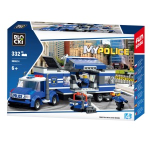 KLOCKI BLOCKI KB0614 Mobilny Posterunek MyPolice 332 El.