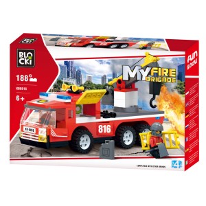KLOCKI BLOCKI KB0816 Wóz Strażacki MyFire 188 El.