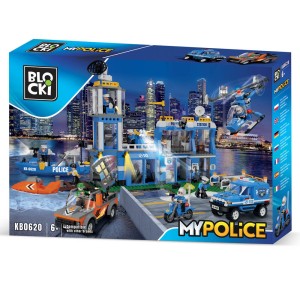 KLOCKI BLOCKI KB0620 Posterunek Policji MyPolice 917 El.