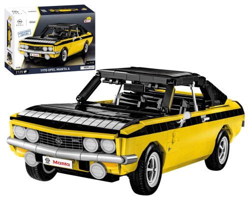 KLOCKI COBI 24338 SAMOCHÓD Opel Manta A 1970 - Executive Edition 2125 CARS 1:12 El.