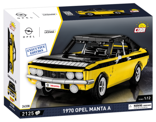 KLOCKI COBI 24338 SAMOCHÓD Opel Manta A 1970 - Executive Edition 2125 CARS 1:12 El.
