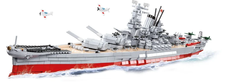 KLOCKI COBI 4832 Okręt Battleship Yamato "EE" HC WW2 2684 El
