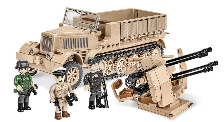 KLOCKI COBI 2274 Sd.Kfz. 7/1 Flakvierling 38 "EE" HC WW2 496 El