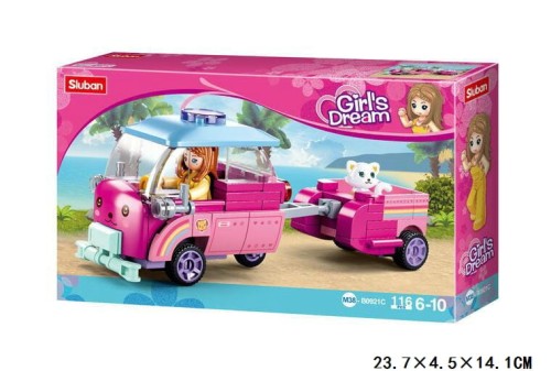 KLOCKI SLUBAN B0921C Mini Kamper Girl's Dream