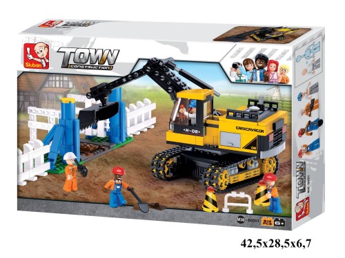KLOCKI SLUBAN B0551 Dźwig Podnośnik 614 EL. Town Construction