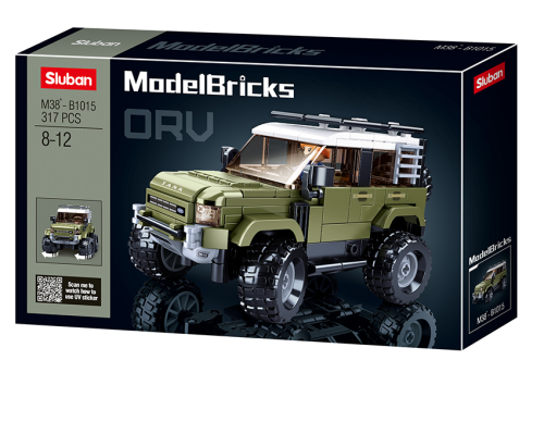 KLOCKI SLUBAN B1015 Land Rover Defender Model Bricks 317 el.