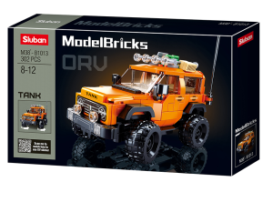 KLOCKI SLUBAN B1013 Suv Wey Tank Skrętne Koła Model Bricks 302 el.