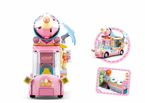 KLOCKI SLUBAN B0893A Lodziarnia Girls Dream 145 el.