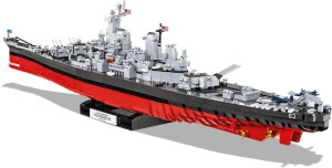 KLOCKI COBI 4837 Okręt Battleship Missouri (BB-63) HC WW2 2655 El.