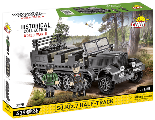 KLOCKI COBI 2275 Pojazd Wojskowy Sd.Kfz. 7 Half-Track HC WW2 439 El.