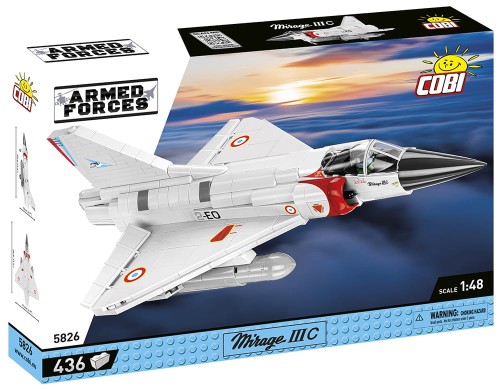 KLOCKI COBI 5826 Samolot Mirage IIIC Cigognes Armed Forces 436 El.