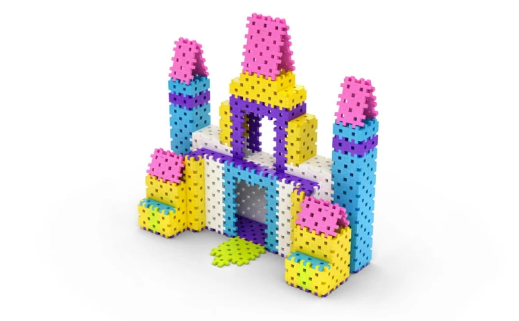 KLOCKI MELI 50023 BASIC PINK TRAVEL BOX 1000