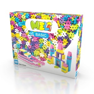 KLOCKI MELI 50031 BASIC PINK 1000