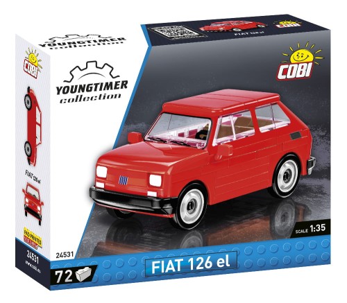 KLOCKI COBI 24531 Maluch Fiat 126p NEW 2022 Youngtimer Collection 72 El.