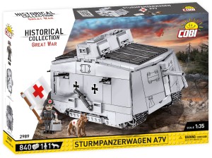 KLOCKI COBI 2989 Czołg Sturmpanzerwagen A7V HC GREAT WAR 840 El.