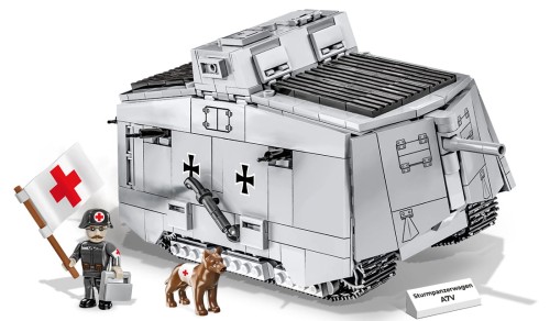 KLOCKI COBI 2989 Czołg Sturmpanzerwagen A7V HC GREAT WAR 840 El.