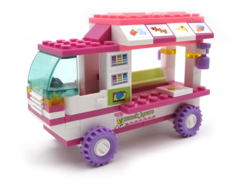 KLOCKI SLUBAN B0155 Pojazd Food Truck Snack Girl's Dream 102 El.