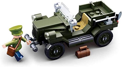 KLOCKI SLUBAN B0682 Samochód Wojskowy WW2 112 El.