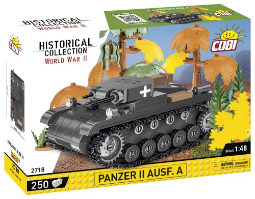 KLOCKI COBI 2718 Czołg Panzer II Ausf. A HC WW2 250 El.
