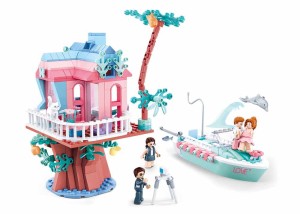 KLOCKI SLUBAN B0771 Domek na drzewie GD HAPPY DIARY WEDDING 417 el.