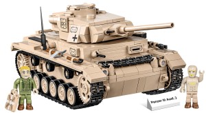 KLOCKI COBI 2562 Czołg Panzer III Ausf. J HC WW2 780 El.