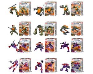 ZESTAW KLOCKI SLUBAN B0913 12 Mini Robotów Atomic Uprising Storm 462‬ El.