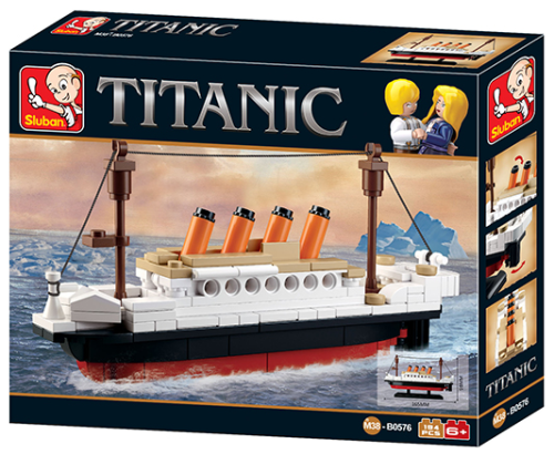 KLOCKI SLUBAN B0576 Statek Titanic mini TITANIC 194 el.