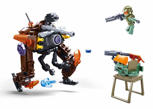 KLOCKI SLUBAN B0909 ROBOT PATROLOWY ATOMIC UPRISING STORM 174EL.
