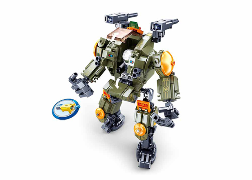 KLOCKI SLUBAN B0911 ROBOT WILK ATOMIC UPRISING STORM 353EL.