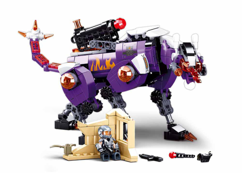 KLOCKI SLUBAN B1060 ROBOT ZWIERZĘ ATOMIC SWORD MASTER STORM 382EL.