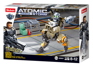 KLOCKI SLUBAN B0907 ROBOT PATROLOWY BIEGACZ ATOMIC UPRISING STORM 126EL.