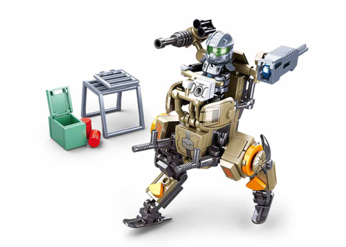 KLOCKI SLUBAN B0907 ROBOT PATROLOWY BIEGACZ ATOMIC UPRISING STORM 126EL.